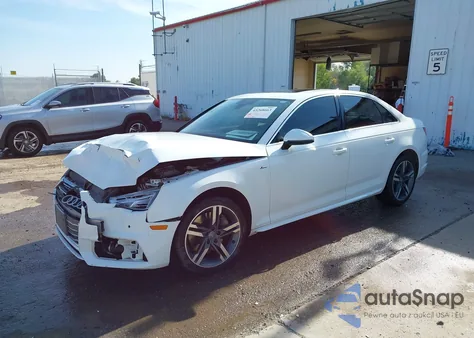 2017 Audi A4 2.0T Premium from USA, damaged, VIN WAUENAF4XHN001742